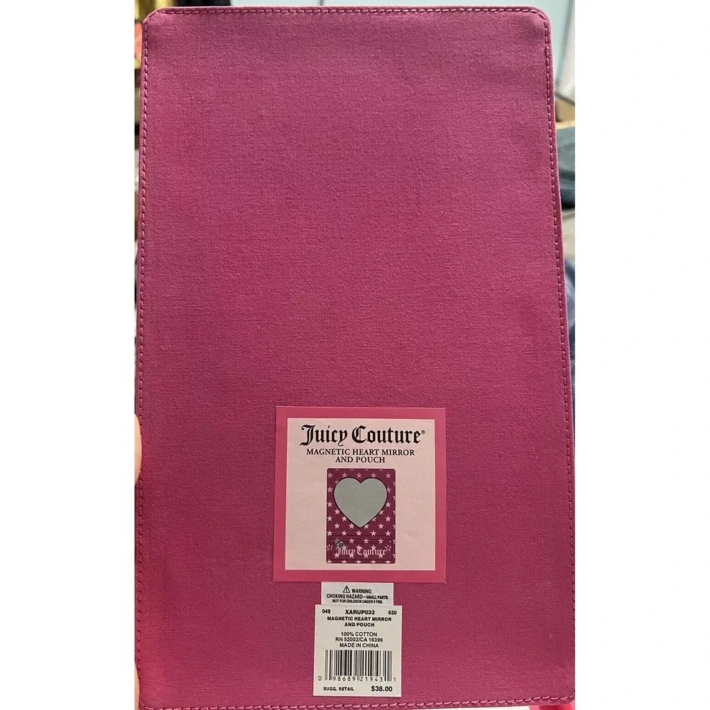 Juicy Couture Magnetic Heart‎ Mirror And Pouch